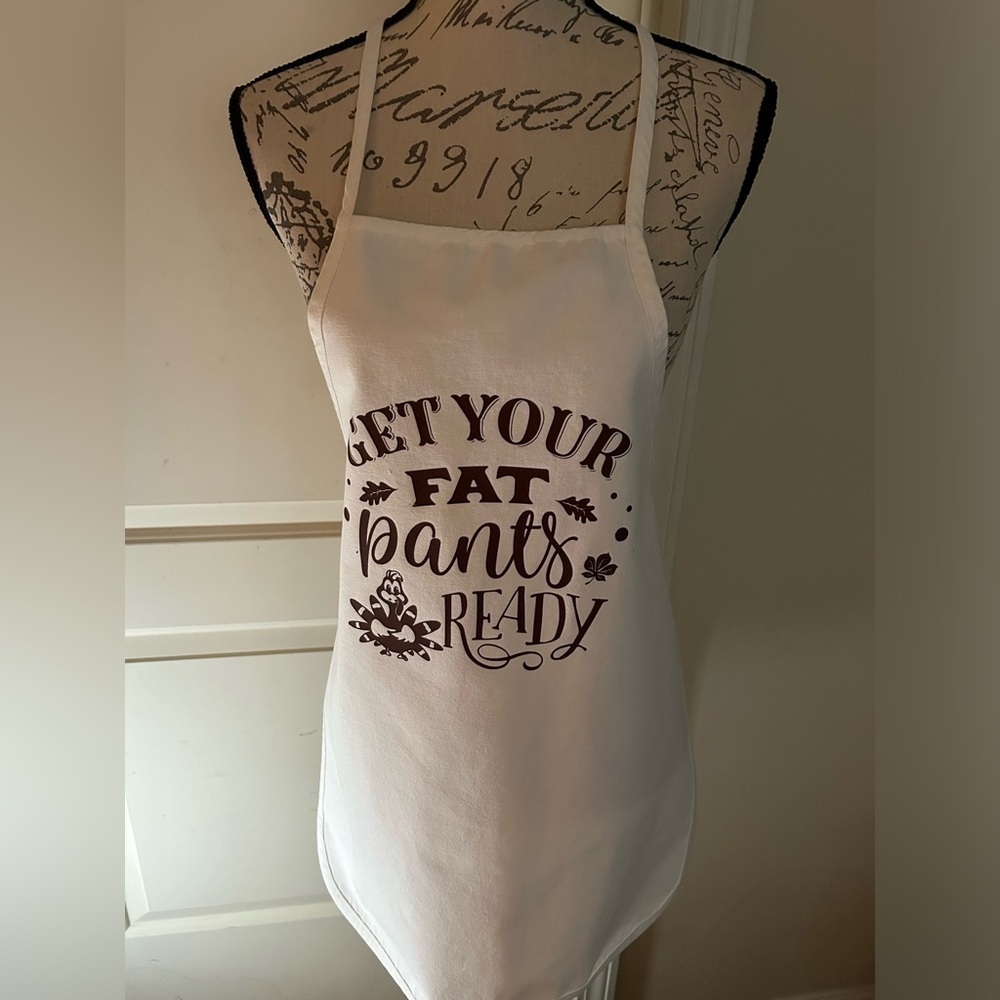 Thanksgiving cotton apron - Picture 2 of 3